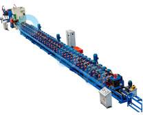 The solar support roll forming line
