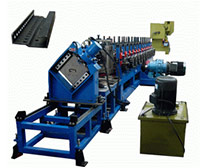 Electric cabinet pillar roll forming machine
