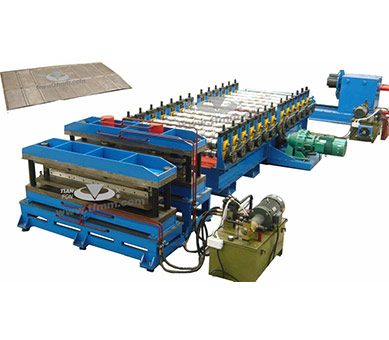Car roof panel & carriage forming machine
