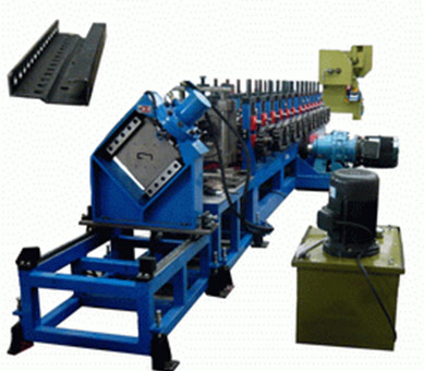 Electric cabinet pillar roll forming machine