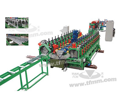 Steel support of solar energy roll forming line